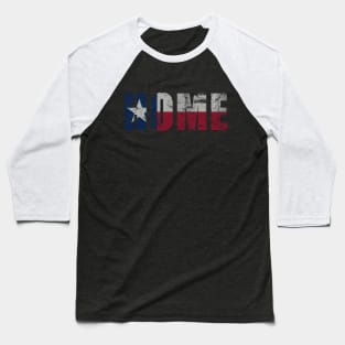 Texas Home Flag Texan Vintage Fade Baseball T-Shirt